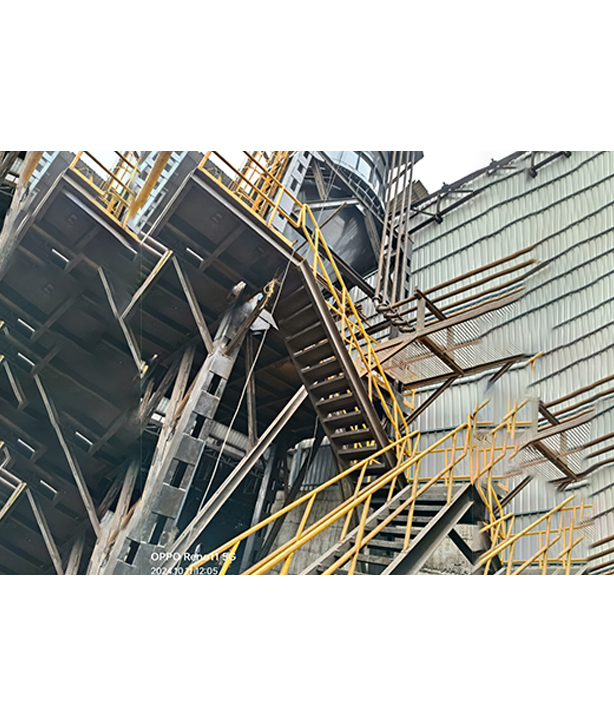 Silo with structure fabrication & erection work.